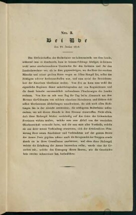 Nro. 3. Bei Eve den 29. Junius 1812.