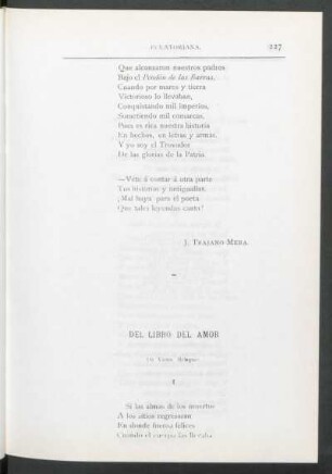 Del libro del amor : de Victor Balaguer