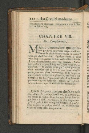 Chapitre VIII. Capitel VIII.