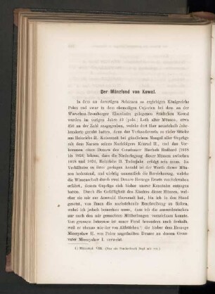 Der Münzfund von Kowal