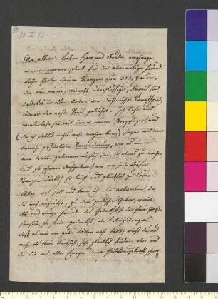 Brief von Wieland, Christoph Martin an Goethe, Johann Wolfgang von