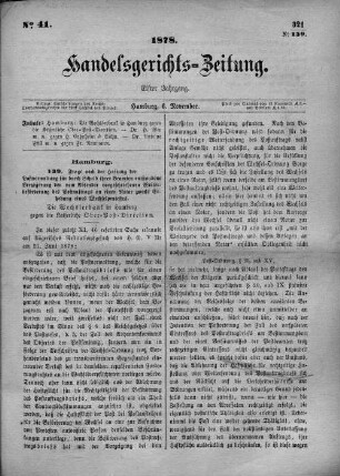 No. 41. 6. November 1878