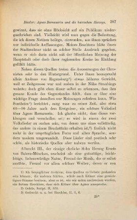Agnes Bernauerin und die bairischen Herzoge