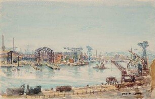 Kieler Hafen und Germaniawerft (Krupp)