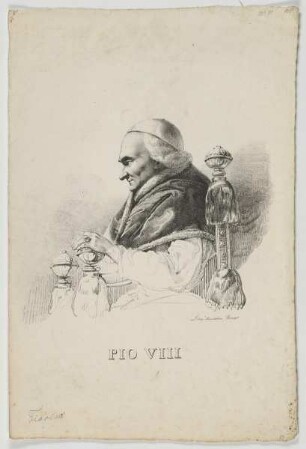 Bildnis des Papstes Pius VIII.