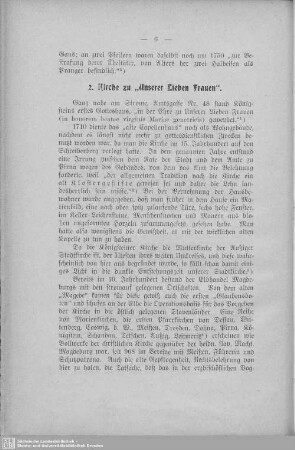 2. Kirche zu "Unserer Lieben Frauen"