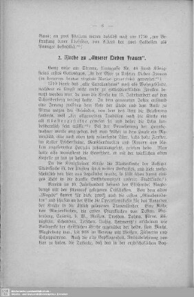 2. Kirche zu "Unserer Lieben Frauen"