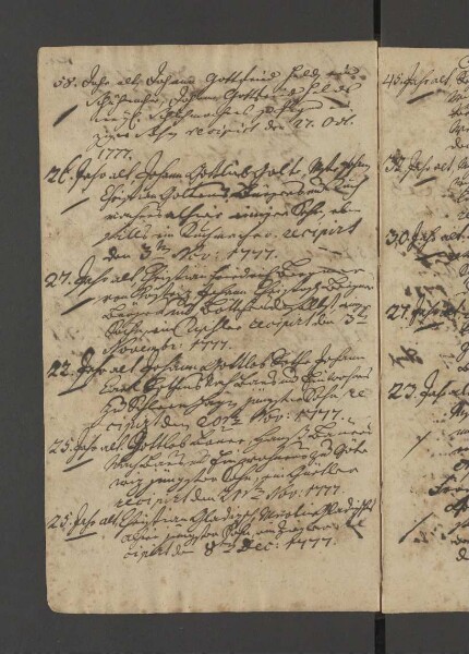 Bürgerbuch der Stadt Zeitz - 1701-1801