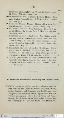 VI. Bücher mit künstlerischer Ausstattung und illustrierte Werke (Nr. 24874 - 24908)