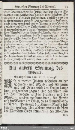 Am andern Sonntag des Advents