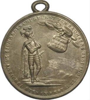 König Anton von Sachsen - 300-jähriges Jubiläum der Augsburger Konfession