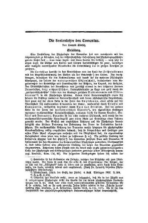 Die Seelenlehre des Comenius