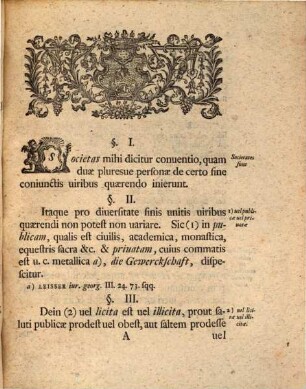 Dissertatio Inavgvralis Ivridica De Societate Mercatoria Vvlgo Von der Mascopey, oder Compagnie-Handlung
