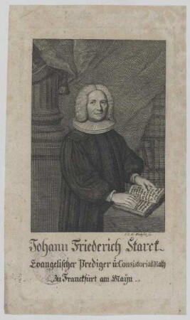 Bildnis des Johann Friederich Starck