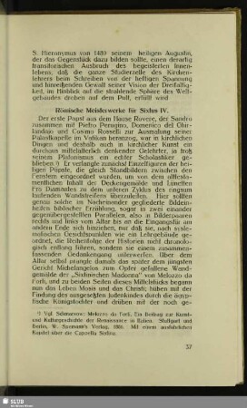 Römische Meisterwerke für Sixtus IV.