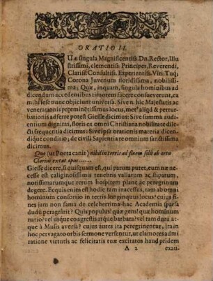 De Laudibus Iuris Oratio : Exercitii gratia Giessae habita ...