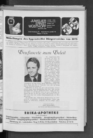 Grußworte zum Geleit