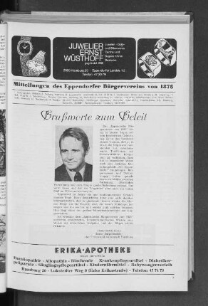 Grußworte zum Geleit