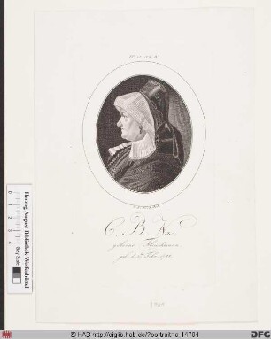 Bildnis C. B. Nas, geb. Fleischmann