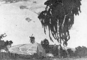 Mühlengehöft, aus: Heimatkalender Bad Liebenwerda, 1912