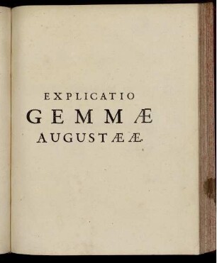 Explicatio Gemmæ Augustææ