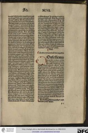 Aurelii Augustini devotissimus confessionum liber primus incipit.