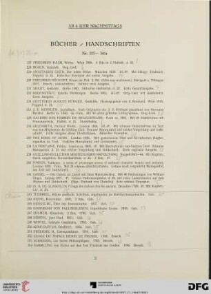 Ab 4 Uhr nachmittags (Nr. 227-418)