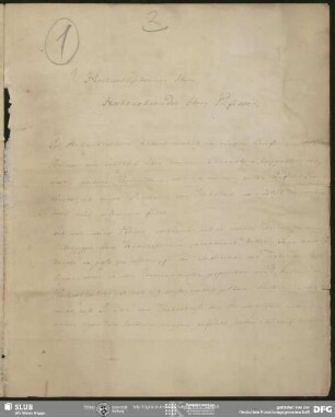 Eigenh. Brief von Karl Lachmann an August Wilhelm von Schlegel, Berlin, 07.06.1826