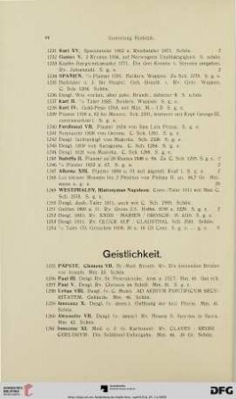 Geistlichkeit (Nr. 1255-1533)