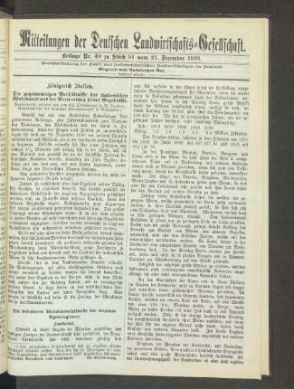 Beilage Nr. 40 zu Stück 51 vom 21. Dezember 1901.