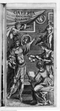 Titelblatt zu G.B. Marino, La Galeria del Cavalier Marino, Venedig o.J.