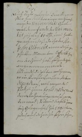 Genehmigung von 60 Reichstaler Lohn für den von Professor Albrecht empfohlenen Universitätsgärtner aus Erfurt; Anstellung abhängig von Verhandlungen mit der Stadt zum Botanischen Garten [vgl. S. 184]; Aufforderung zur Vorbereitung einer Instruktion.