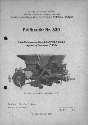 Kartoffellegemaschine 4-SaBPD-75/62,5