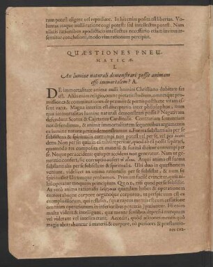 Quaestiones Pneumaticae.