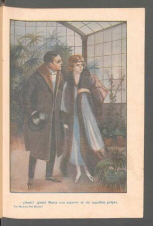 - ¡Jesús! - gimió María con espanto al oir aquellos golpes. - [Ilustración]