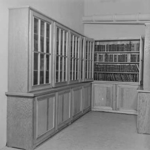 Bücherregale : Oberlausitz. Raumaufnahme mit Bücherregalen