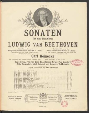 [27,2]: Sonate : (Sonata quasi una Fantasia) : Op. 27 No. 2 : Cis moll ; (Mondscheinsonate)