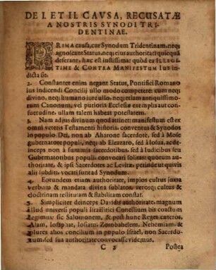 Disputationes Ex Libro Publico Nostrarum Ecclesiarum, Cui Titulus, Gravamina opposita adversus Synodi Tridentinae restitutionem seu continuationem, a Pio IIII. Pontifice indictam