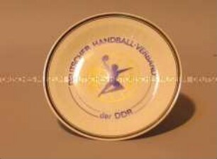 Souvenirteller "Deutscher Handball-Verband der DDR"