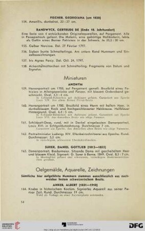 Miniaturen (Nr. 159-163)