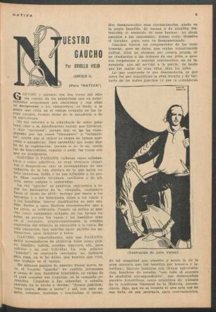 Nuestro gaucho : (Capítulo II)