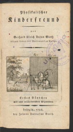 Bändchen 1: Physikalischer Kinderfreund