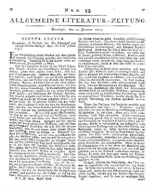 Der Verkündiger oder Wochenschrift zur Belehrung, Unterhaltung und Bekanntmachung für alle Stände. Jg. 7. Januar bis Junius. Nürnberg 1803