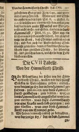 591-598, Die CVII. Tabelle