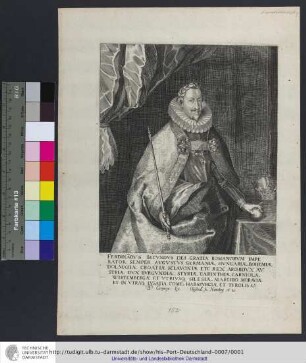 Ferdina[n]dvs Secvndvs Dei Gratia Romanorvm Imperator, Semper Avgvstvs Germaniæ ... / B. Caeymox. Ex. ; HTröschell fe. Nörmderg