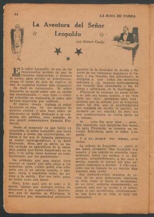 La aventura del Señor Leopoldo