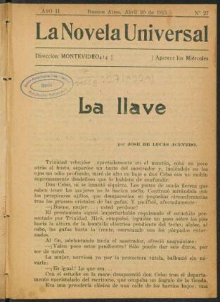 La llave [parte única]