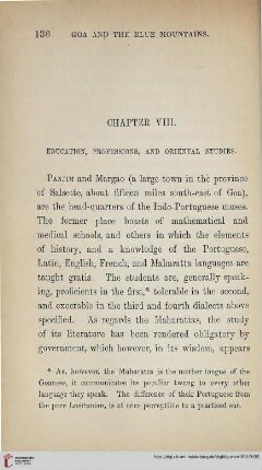 Education, Professions and Oriental Studies
