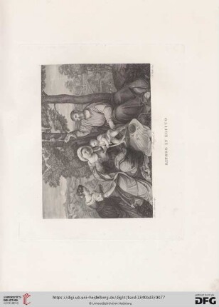 Riposo in Egitto di Paris Bordone
