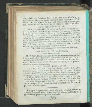 Ord. Philosophorum.